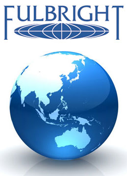 Fulbright logo with globe