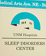 UNMH Sleep Disorders Center Sign