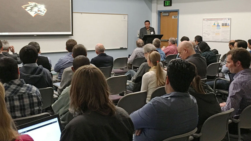 Dr. Gabriel Lopez, Vice President of Research at UNM, provides Opening Remarks