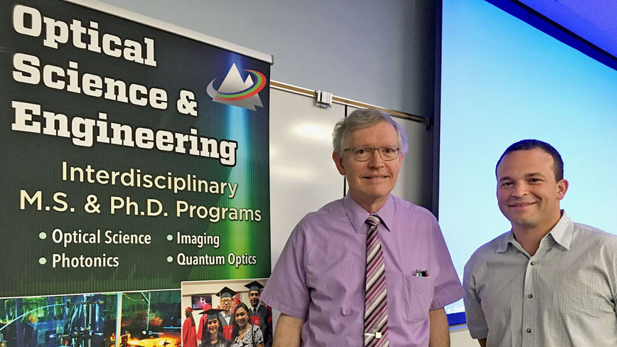 W. E. Moerner, 2014 Nobel Laureate in Chemistry, speaks in CHTM 103