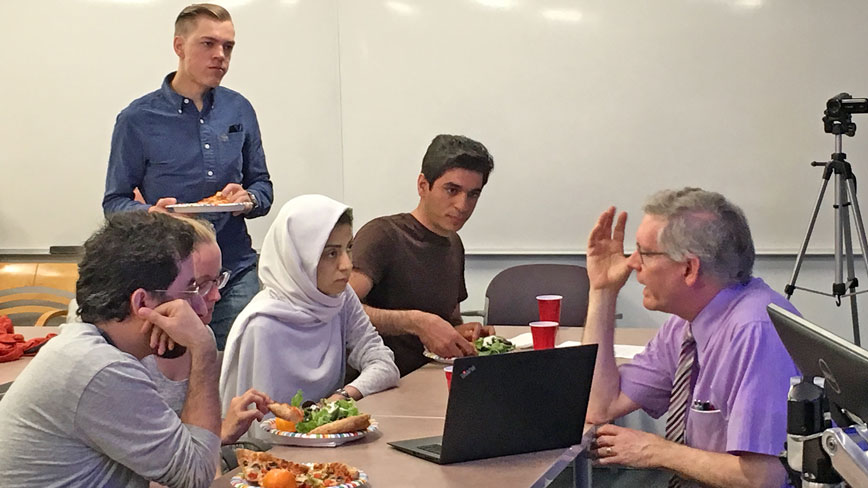 W. E. Moerner, 2014 Nobel Laureate in Chemistry, speaks in CHTM 103