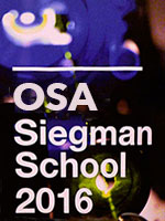 OSA Siegman School 2016