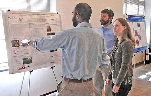 STEM student presents in a Poster Session