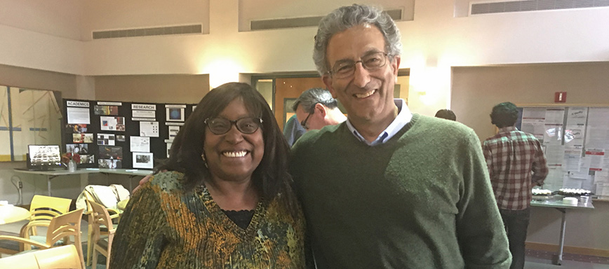 Doris Williams, OSE advisor with Nader Engheta